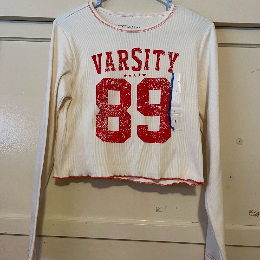 Varsity 89 Long Sleeve Top